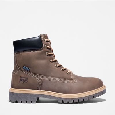 Dámské Pracovní Boty Timberland Direct Attach 6" Waterproof Káva | TI25047-702