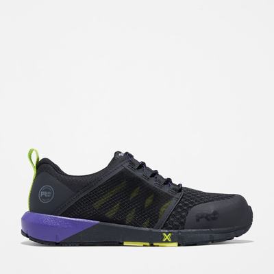 Dámské Pracovní Obuv Timberland Radius Composite Špicí Pracovní Sneaker Černé Fialové | TI49601-130