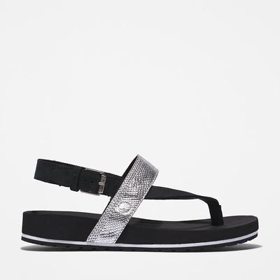 Dámské Sandály Timberland Malibu Beach Flip-Flop Černé | TI56023-918