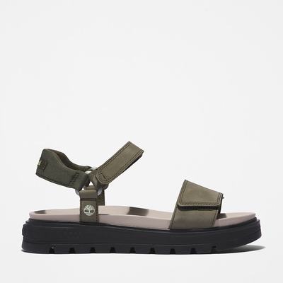 Dámské Sandály Timberland Ray City Ankle Páskové Tmavě Zelene | TI17530-834