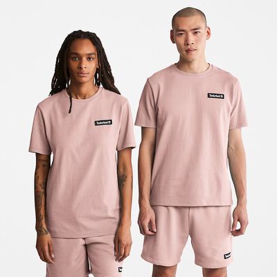 Dámské Tričko Timberland All Gender Heavyweight Badge T-Shirt Růžové | TI34651-907