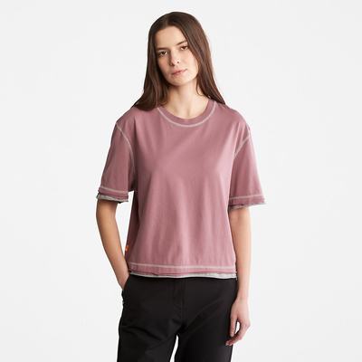 Dámské Tričko Timberland Anti-Odour Supima® Bavlněné T-Shirt Fialové | TI01748-354