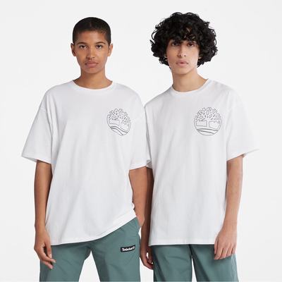 Dámské Tričko Timberland Graphic-Logo T-Shirt Bílé | TI07342-268