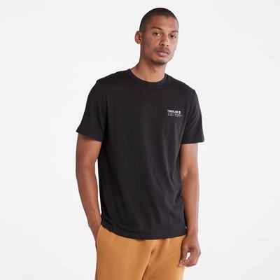 Dámské Tričko Timberland Luxe Pohodlí T-Shirt Černé | TI89416-673