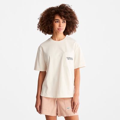 Dámské Tričko Timberland TimberCHILL™ Pocket T-Shirt Bílé | TI01754-674
