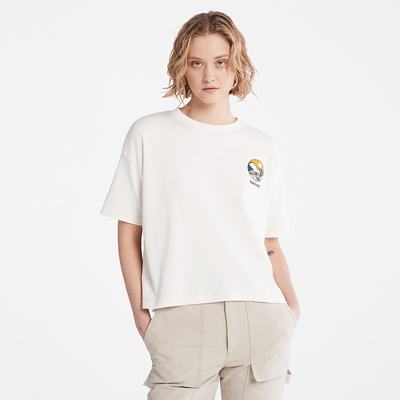 Dámské Tričko Timberland TimberFresh™ Graphic T-Shirt Bílé | TI58601-093