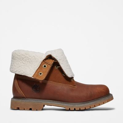 Dámské Zimní Boty Timberland Authentic Fold-over Hnědé | TI12459-650
