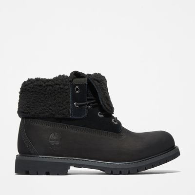 Dámské Zimní Boty Timberland Authentic Fold-over Černé | TI42071-724