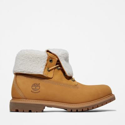 Dámské Zimní Boty Timberland Authentic Fold-over Žluté | TI50849-159