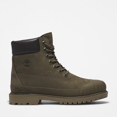 Dámské Zimní Boty Timberland Bee Line x Timberland® 6 Inch Rubber Špicí Tmavě Zelene | TI64132-705