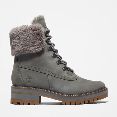 Dámské Zimní Boty Timberland Courmayeur Valley 6-Inch Waterproof Faux-Fur Šedé | TI15924-731