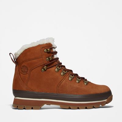 Dámské Zimní Boty Timberland Euro Hiker Waterproof Fur-Podšité Hnědé | TI70285-390