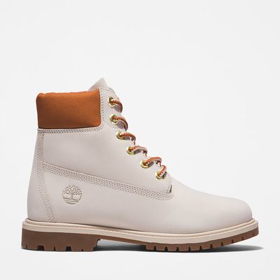 Dámské Zimní Boty Timberland Heritage 6 Inch Bílé | TI24785-947