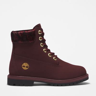 Dámské Zimní Boty Timberland Heritage 6 Inch Vínové | TI42709-201