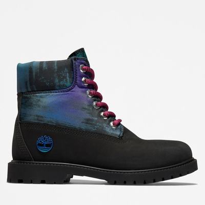 Dámské Zimní Boty Timberland Heritage NL Sky Waterproof Černé | TI74093-549