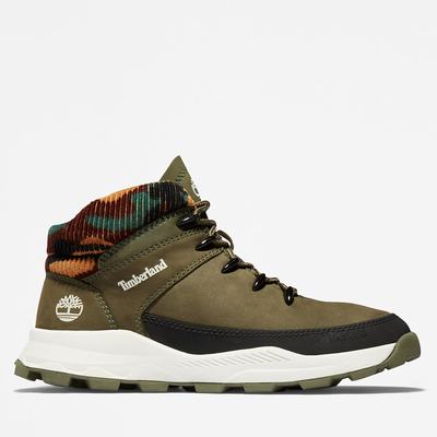 Dětské Tenisky Timberland Brooklyn High Top Tmavě Zelene | TI59083-594