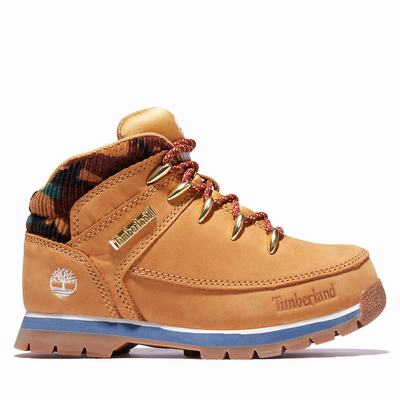 Dětské Trekové Boty Timberland Euro Sprint Mid Hiker Žluté | TI19763-729