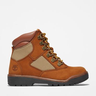 Dětské Zimní Boty Timberland 6-Inch Field Hnědé | TI37569-479