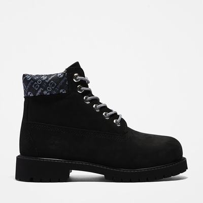 Dětské Zimní Boty Timberland Premium 6 Inch Černé Bílé | TI14356-931