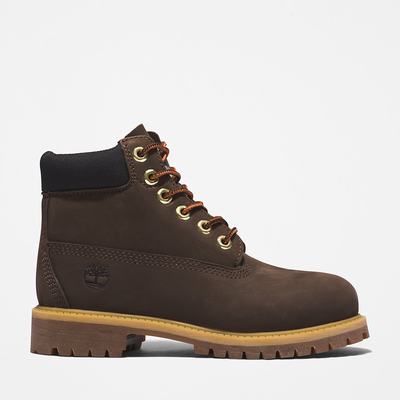 Dětské Zimní Boty Timberland Premium 6 Inch Tmavě Hnědé | TI42531-640