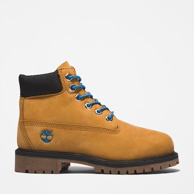 Dětské Zimní Boty Timberland Premium 6 Inch Žluté Tmavě Blankyt | TI56982-230