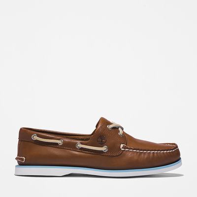 Pánské Boty Sebago Timberland 2-Eye Classic Hnědé | TI50792-378