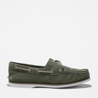 Pánské Boty Sebago Timberland 2-Eye Classic Tmavě Zelene | TI51290-814