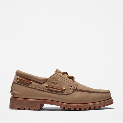 Pánské Boty Sebago Timberland 3-Eye Lug Handsewn Světle Hnědé | TI15470-928