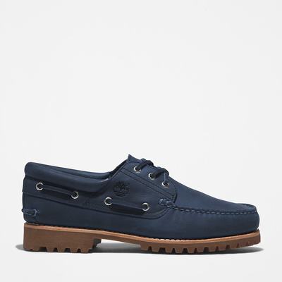 Pánské Boty Sebago Timberland 3-Eye Lug Handsewn Tmavě Blankyt | TI30712-715