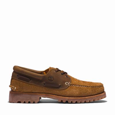 Pánské Boty Sebago Timberland 3-Eye Lug Handsewn Hnědé | TI32194-275