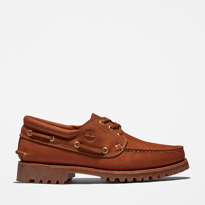 Pánské Boty Sebago Timberland 3-Eye Lug Handsewn Hnědé | TI65987-954