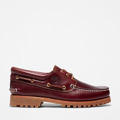 Pánské Boty Sebago Timberland Authentic 3-Eye Vínové | TI56730-289