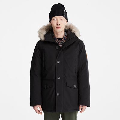 Pánské Bundy Parka Timberland Boundary Peak Waterproof Insulated Černé | TI91507-132