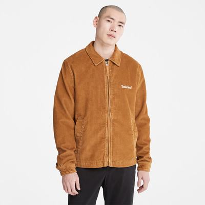 Pánské Bundy Timberland Corduroy Chore Hnědé | TI36192-159
