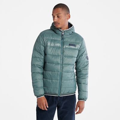 Pánské Bundy Timberland Garfield Midweight S Kapucí Puffer Zelene | TI56107-132
