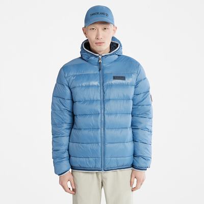 Pánské Bundy Timberland Garfield Midweight S Kapucí Puffer Blankyt | TI59401-527