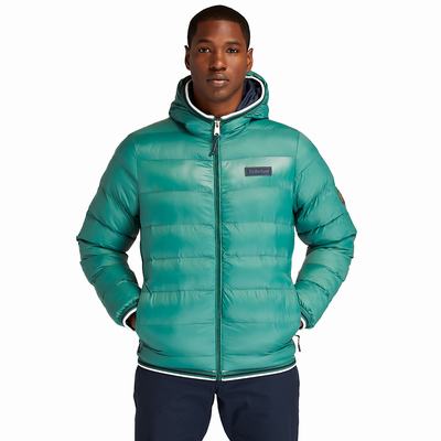 Pánské Bundy Timberland Garfield S Kapucí Puffer Zelene | TI46230-946