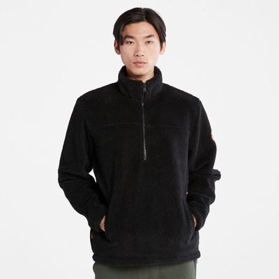 Pánské Bundy Timberland Half-zip Fleece Černé | TI10246-068