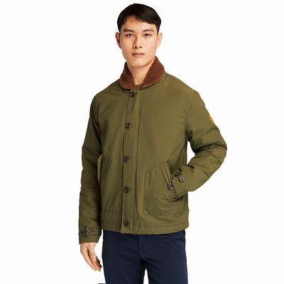 Pánské Bundy Timberland Mount Kelsey N1 Deck Tmavě Zelene | TI56043-392