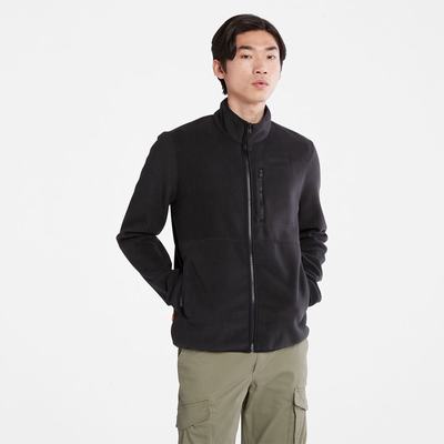 Pánské Bundy Timberland Mount Willard Zip Fleece Černé | TI05743-875