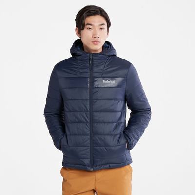 Pánské Bundy Timberland Mt. Eastman Prošívaný S Kapucí Tmavě Blankyt | TI37981-891