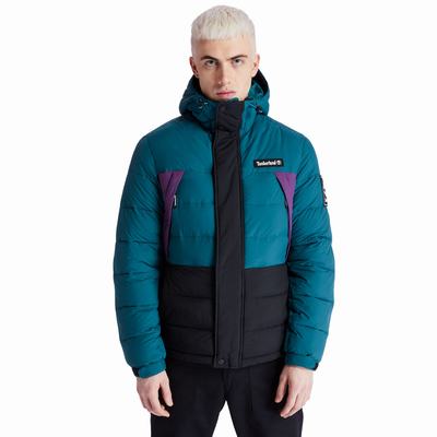 Pánské Bundy Timberland Outdoor Archive Puffer Tyrkysové | TI31425-490