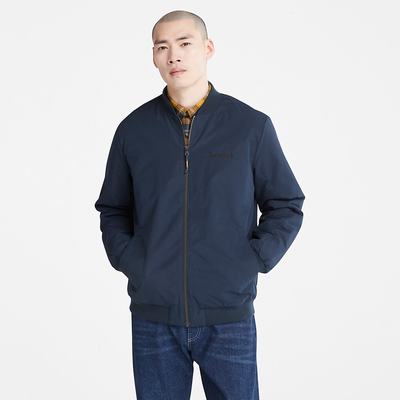 Pánské Bundy Timberland Thermarange™ Eco-Insulation Bomber Tmavě Blankyt | TI67850-319