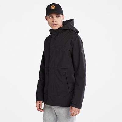 Pánské Bundy Timberland Vody-Repellent S Kapucí Černé | TI20943-543