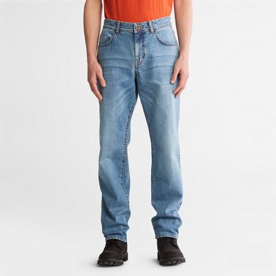 Pánské Džíny Timberland Squam Lake Stretch Světle Blankyt | TI76302-824