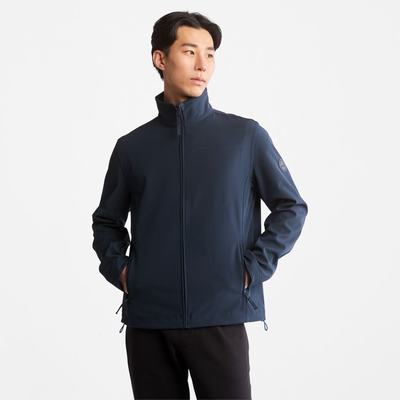 Pánské Fleece Bundy Timberland Mount Waumbeck Fleece-Podšité Softshell Tmavě Blankyt | TI06127-057