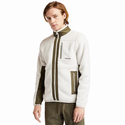 Pánské Fleece Bundy Timberland Sherpa Bílé | TI17395-830