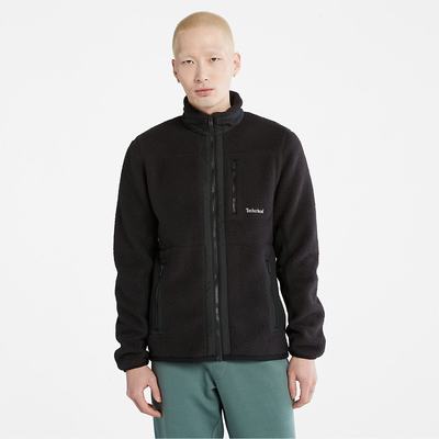 Pánské Fleece Bundy Timberland Sherpa Černé | TI91602-692
