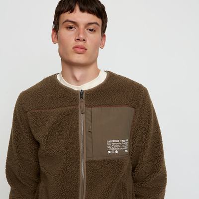 Pánské Fleece Bundy Timberland x WoodWood CLS Šedé | TI07369-398