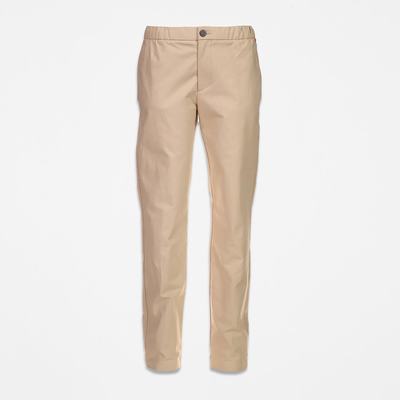 Pánské Kalhoty Jogger Timberland Bavlněné and Linen-Blend Béžový | TI63985-318